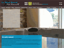 Tablet Screenshot of hotelmontbarral-vercors.com
